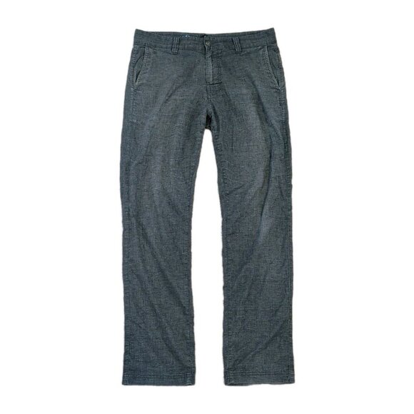 PrAna Pants Mens W36xL30 Gray Lightweight Hemp Slim Outdoors Walking Utility - Picture 3 of 15
